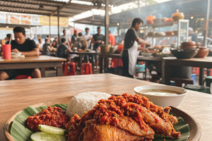 EH NAK KAK MAR AYAM PENYET / NASI AYAM