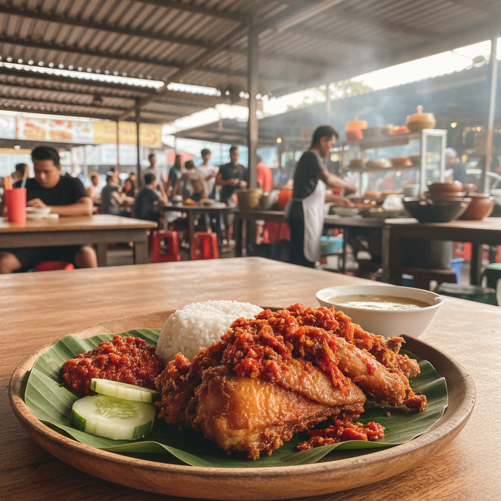 EH NAK KAK MAR AYAM PENYET / NASI AYAM 1 Ayam Penyet Kak Mar Sedap Siap Makan