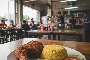 Ayam penyet & nasi ayam WAWA