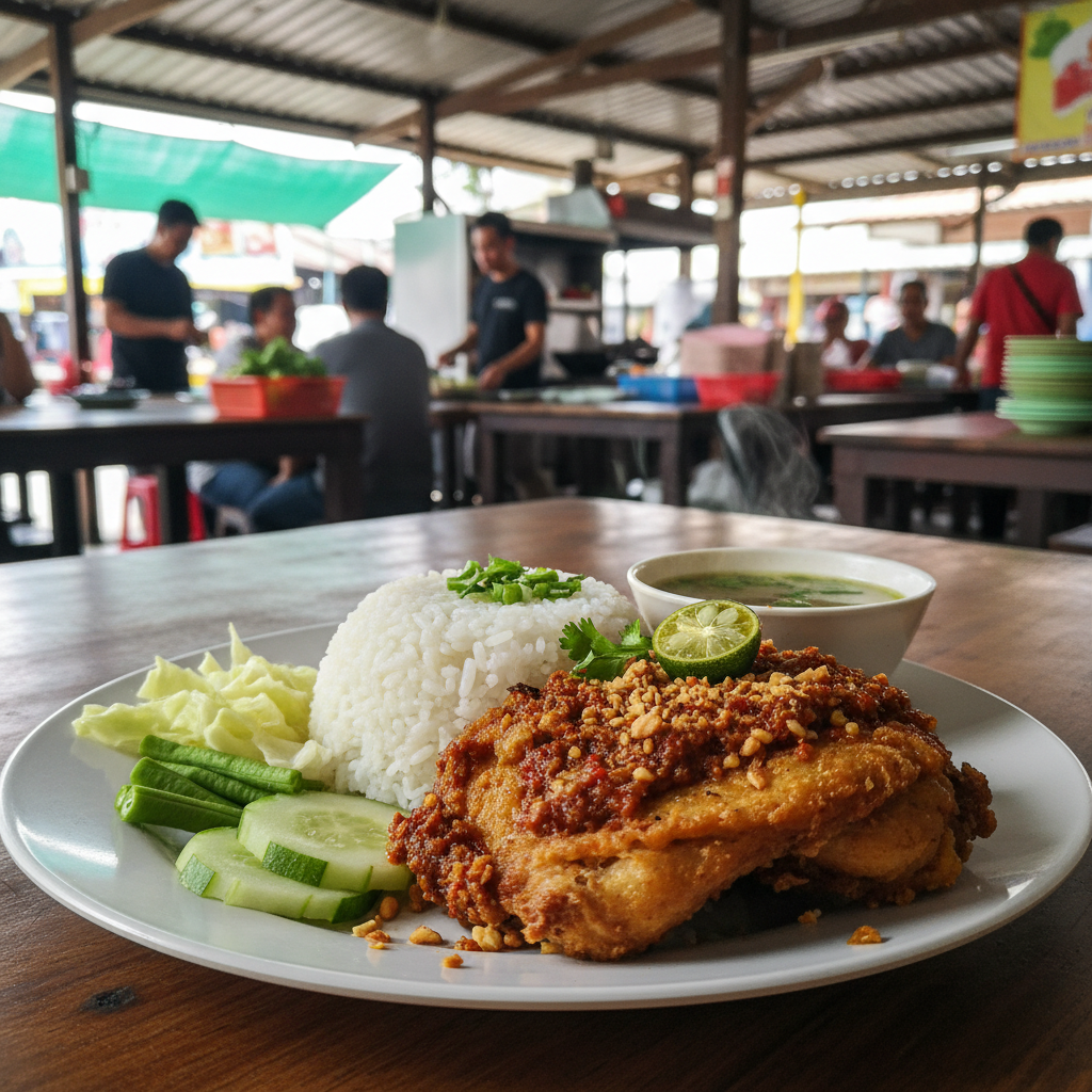 Nasi Ayam Penyet di Semdiyih, Malaysia: Rahsia Sedapnya Masakan Ayam Penyet di Kawasan Ini 1 Ayam Penyet Sedap Semenyih Malaysia