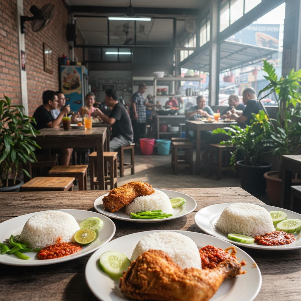 Diel Nasi Ayam Penyet Dataran Muhammadi