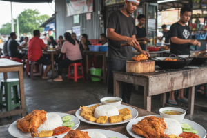 Nasi Ayam Penyet di Kuala Kedah, Malaysia: Rahsia Makanan Khas Yang Menggugah Selera