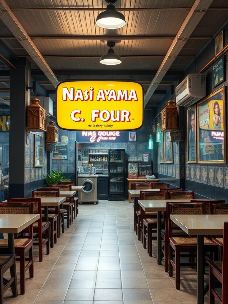 Nasi Ayam Kampung C-Four