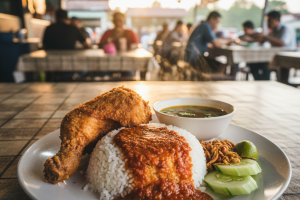 Nasi Ayam Penyet di Alor Setar, Malaysia: Rahsia Selera Rasa yang Menggugah Selera
