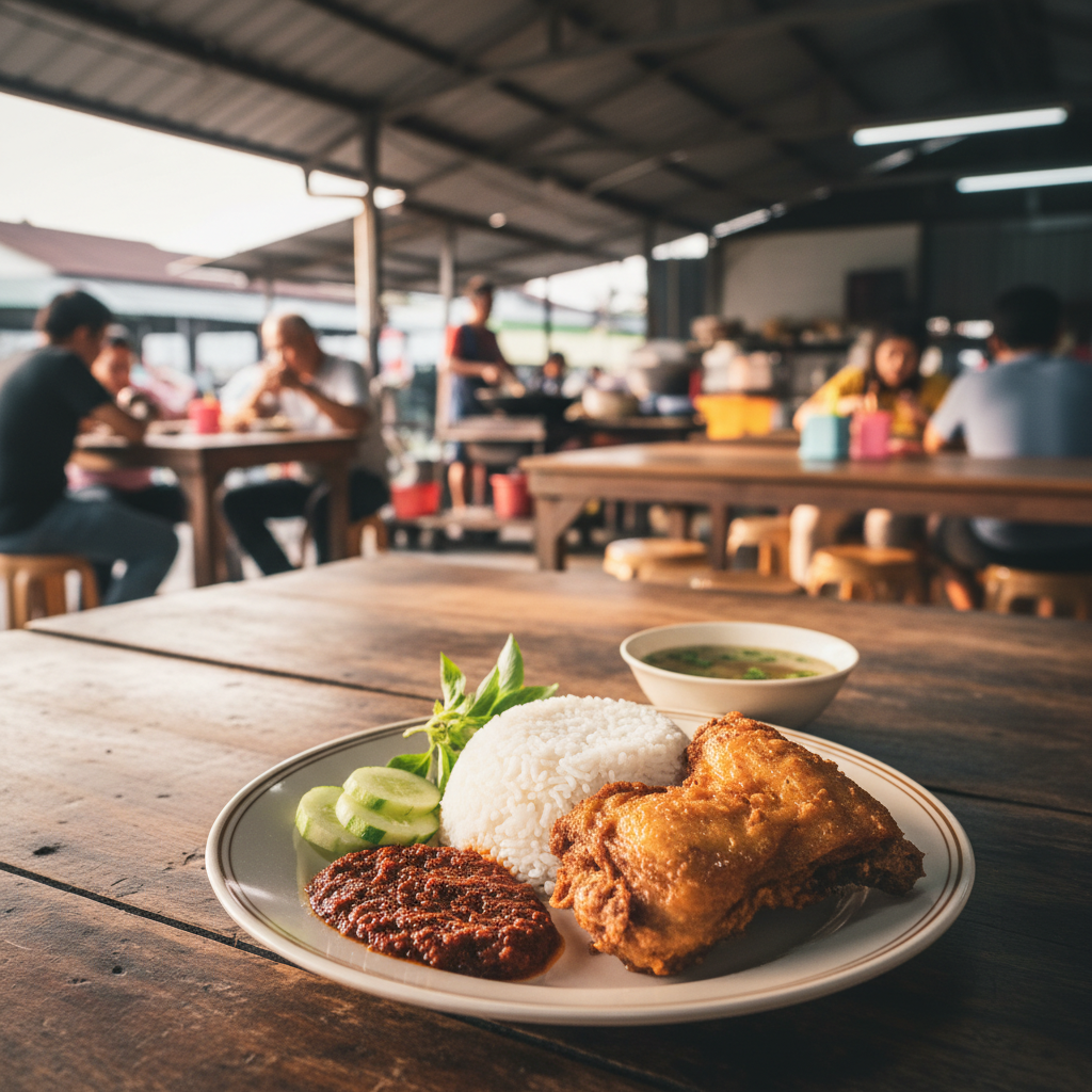 Nasi Ayam Penyet di Batu Gajah, Malaysia: Resepi Asal dan Nikmatnya yang Tidak Terlupakan 1 Nasi Ayam Penyet Batu Gajah – Resepi Asli Sedap