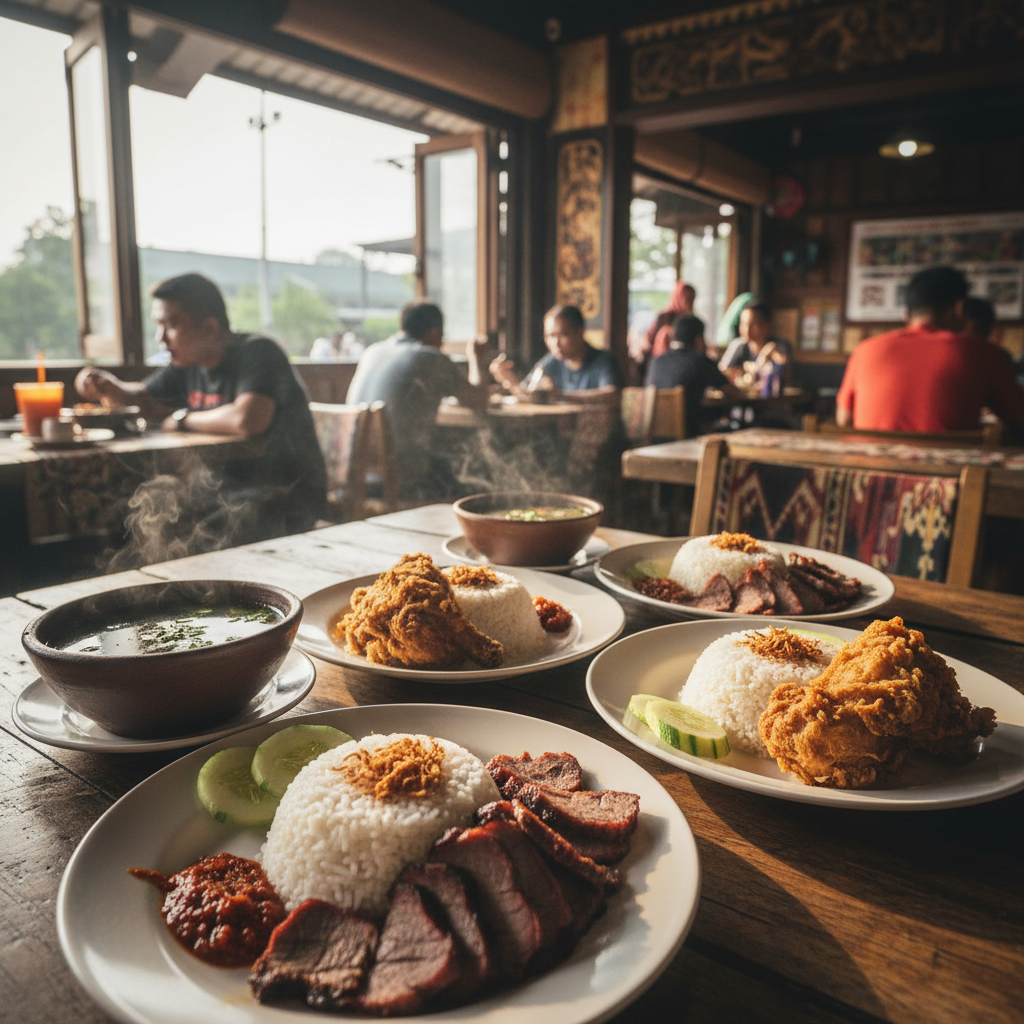 Nasi Ayam Penyet & Daging Salai Ratu Restoran 1 Nasi Ayam Penyet & Daging Salai Ratu