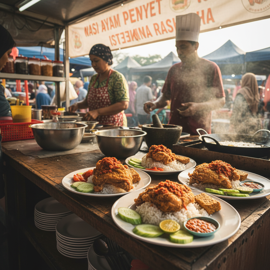 Nasi Ayam Penyet Istimewa Rashidah