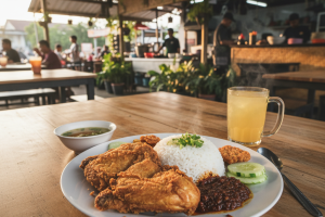 Nasi Ayam Penyet di Jerantut, Malaysia: Resepi Asal dan Pengalaman Makan yang Menggugah Selera