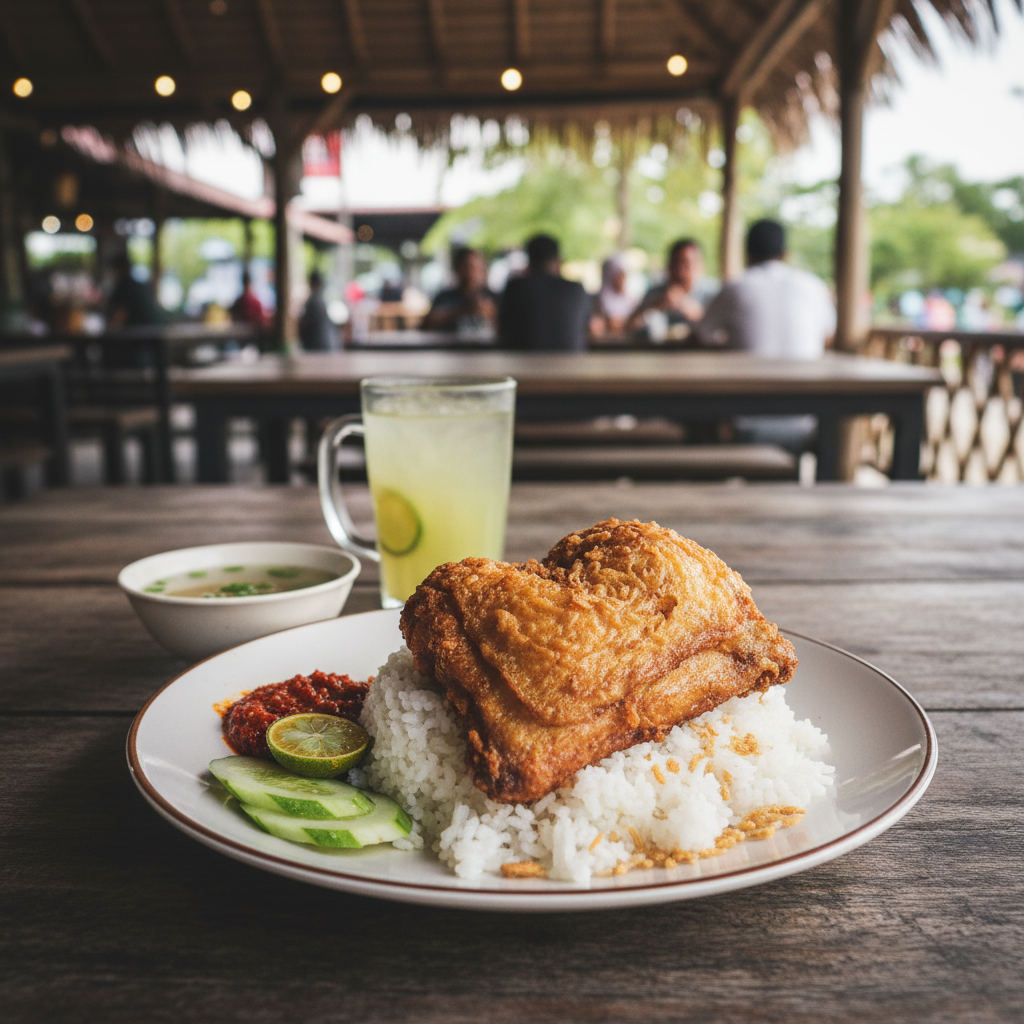 Nasi Ayam Penyet di Klang, Malaysia: Resepi Asal dan Pengalaman Makan yang Menggugah Selera 1 Nasi Ayam Penyet Klang - Resepi Asal