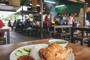 Nasi Ayam Penyet di Kota Tinggi, Malaysia: Resepi Asli dan Pengalaman Makan yang Autentik