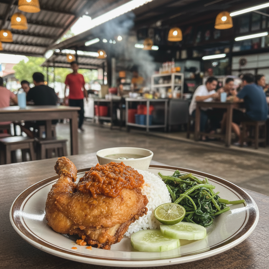Nasi Ayam Penyet di Kulim, Malaysia: Resepi Asal dan Lokasi Terbaik Mencari Hidangan Ini 1 Nasi Ayam Penyet Kulim Terbaik