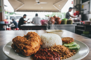 Nasi Ayam Penyet di Muar, Malaysia: Rahsia Selera Rasa yang Autentik dan Menggugah Selera