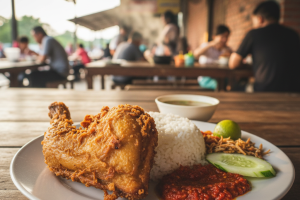 Nasi Ayam Penyet di Padang Serai, Malaysia: Resepi Asli dan Pengalaman Makan yang Menggugah Selera