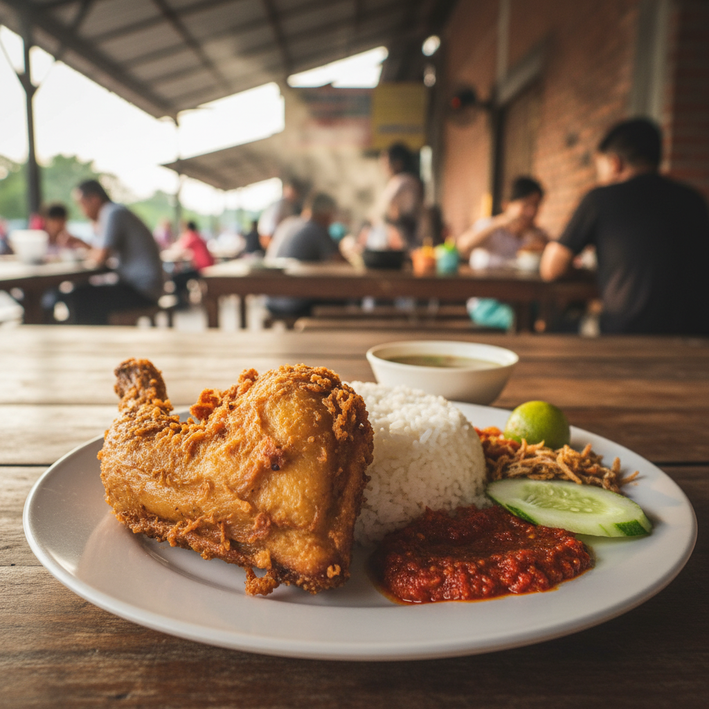 Nasi Ayam Penyet di Padang Serai, Malaysia: Resepi Asli dan Pengalaman Makan yang Menggugah Selera 1 Nasi Ayam Penyet Padang Serai - Resepi Asli