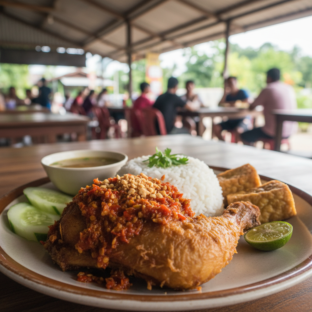 Nasi Ayam Penyet Papar: Resepi & Pengalaman Asli