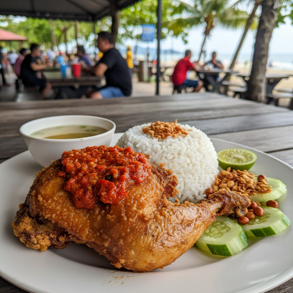 Nasi Ayam Penyet di Port dickson, Malaysia: Resepi Sedap yang Wajib Dicuba 1 Nasi Ayam Penyet Port Dickson Resepi Sedap