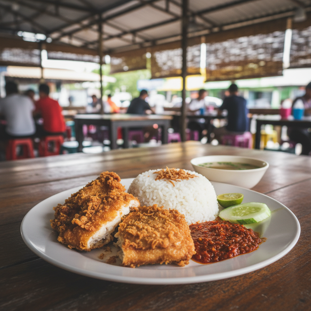 Nasi Ayam Penyet di Subang Jaya, Malaysia: Hidangan Lezat yang Menggugah Selera 1 Nasi Ayam Penyet Subang Jaya: Sedap Menggoda