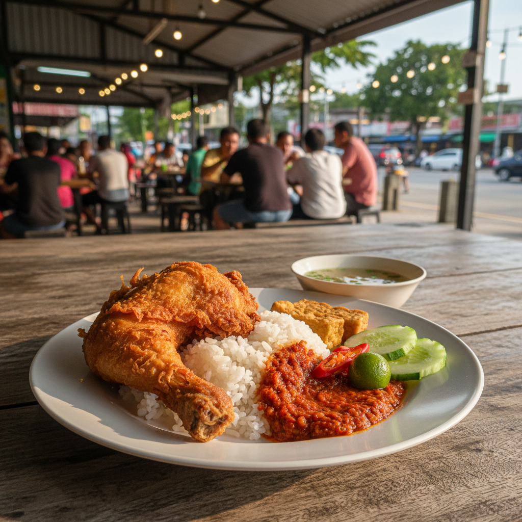 Nasi Ayam Penyet di Sungai Petani, Malaysia: Makanan Tradisional yang Menggugah Selera 1 Nasi Ayam Penyet Sungai Petani Terbaik
