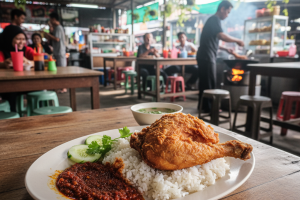Nasi Ayam Penyet di Taiping, Malaysia: Rahsia Sedapnya Makanan Popular Ini