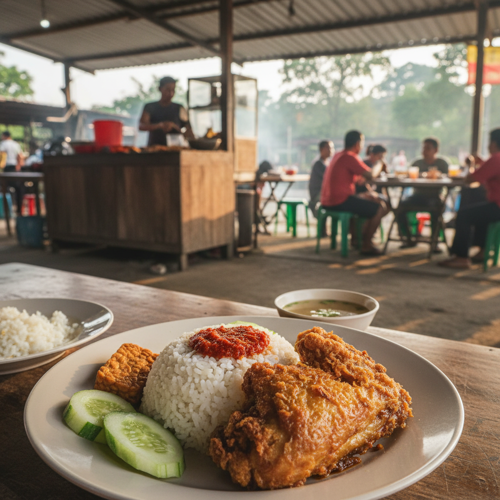 Nasi Ayam Penyet di Teluk Intan, Malaysia: Resepi Sedap dan Pengalaman Makan yang Tidak Terlupakan 1 Nasi Ayam Penyet Teluk Intan Sedap