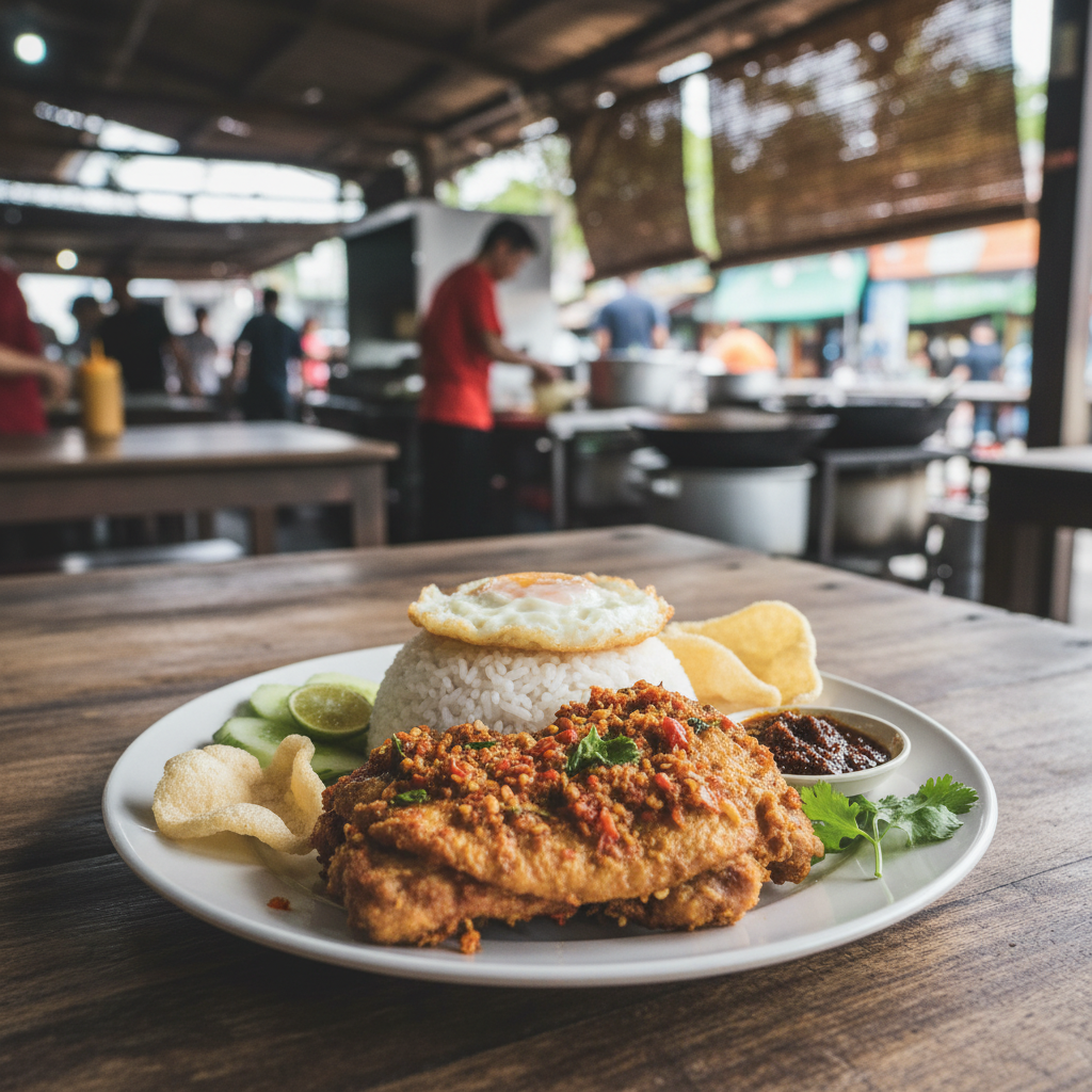 Nasi Ayam Penyet di Kuala Lumpur, Malaysia: Pengalaman Makan yang Menggugah Selera 1 Nasi Ayam Penyet Terbaik Kuala Lumpur