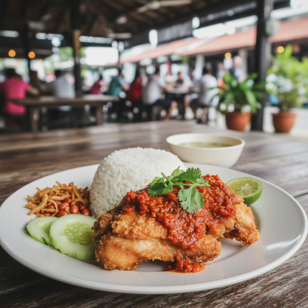 Nasi Ayam Penyet di Butterworth, Malaysia: Resepi Sedap dan Pengalaman Makan yang Tidak Terlupakan 1 Nasi Ayam Penyet Terbaik di Butterworth