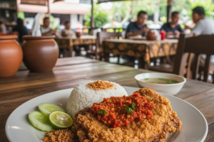 Nasi Ayam Penyet di Petaling Jaya, Malaysia: Rasanya yang Autentik dan Pengalaman Makan yang Tak Terlupakan