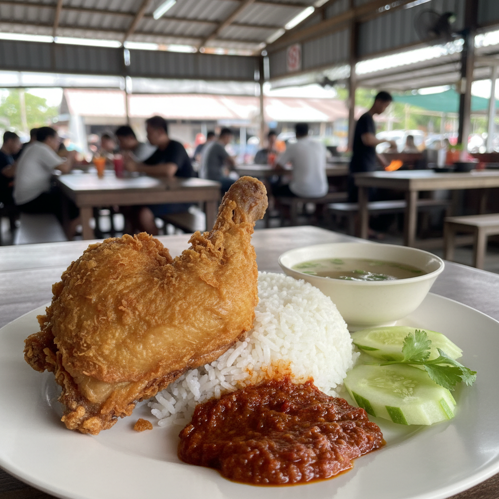Nasi Ayam Penyet di Tumpat, Malaysia: Rahsia Resipi Asal dan Lokasi Terbaik 1 Nasi Ayam Penyet Tumpat: Resipi Asal & Lokasi
