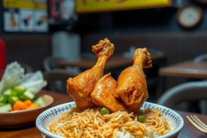 Nasi Ayam Penyet di Banting, Malaysia: Resepi Asal dan Pengalaman Mencicipi yang Menggugah Selera