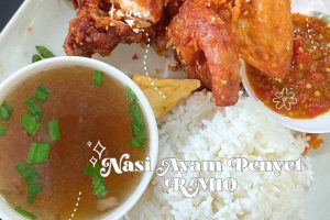 Nasi Ayam Penyet di Nilai, Malaysia: Resepi Asal dan Rahsia Kelezatannya yang Terkenal