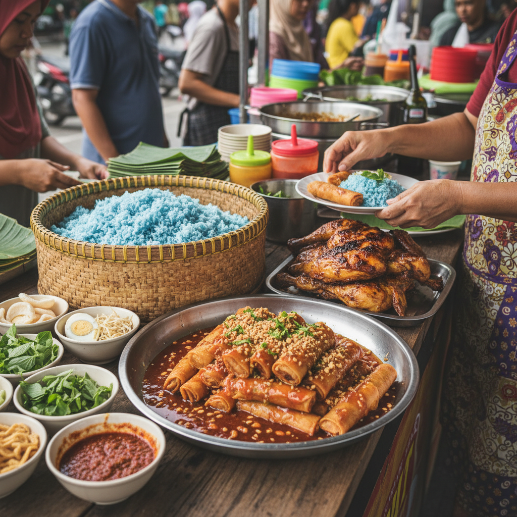 Kak Na Nasi Kerabu Ayam Bakar & Popia Sira Viral 1 Nasi Kerabu Ayam Bakar & Popia Sira Viral