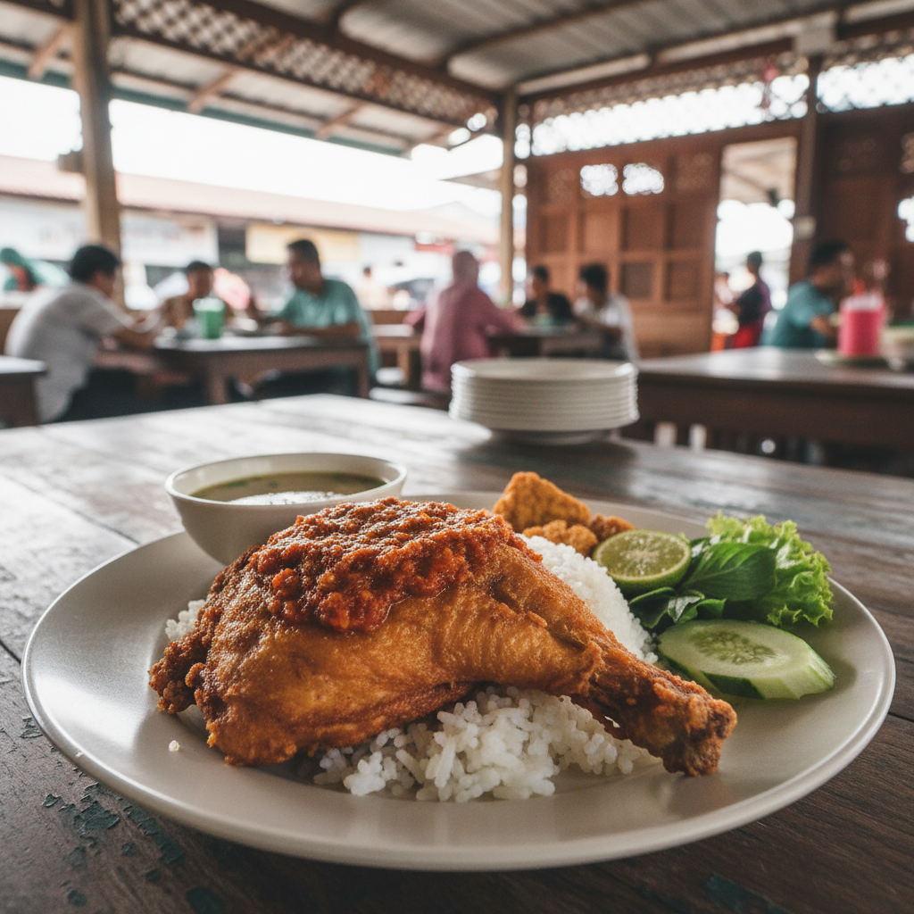 Nasi Ayam Penyet di Kelantan, Malaysia: Resepi Istimewa & Tempat Terbaik untuk Cubaan 1 Nasik Ayam Penyet Kelantan: Tempat & Resepi Terbaik