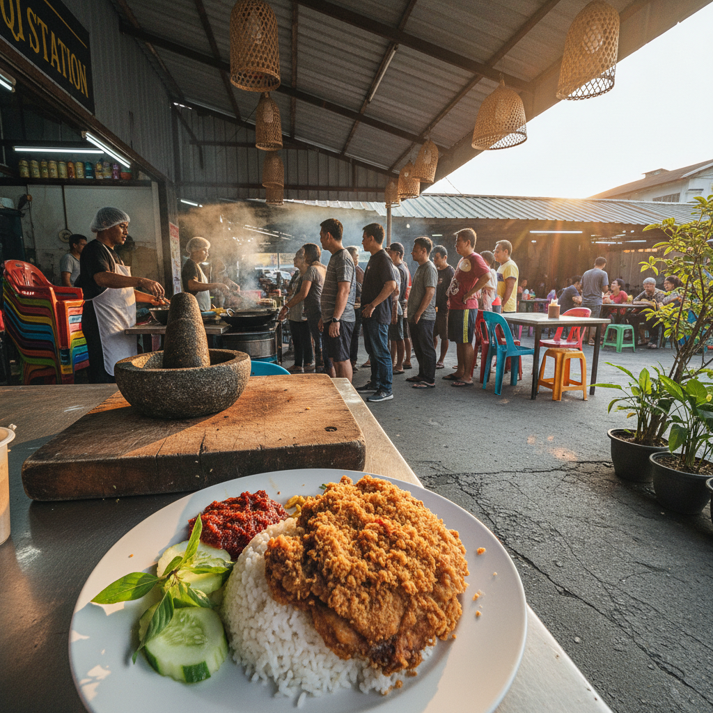 Q Station Penyet Restoran Ayam Goreng