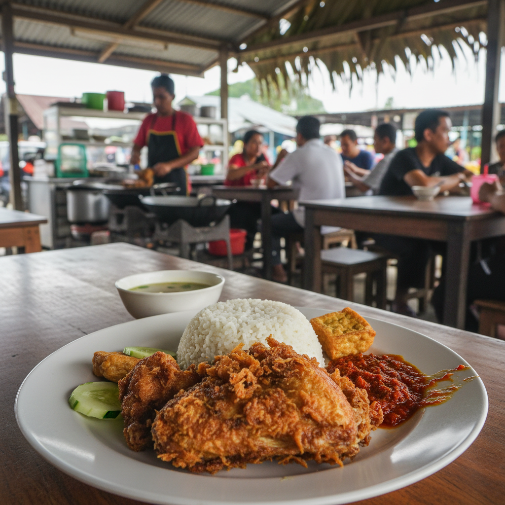Rahsia Nasi Ayam Penyet Kapit