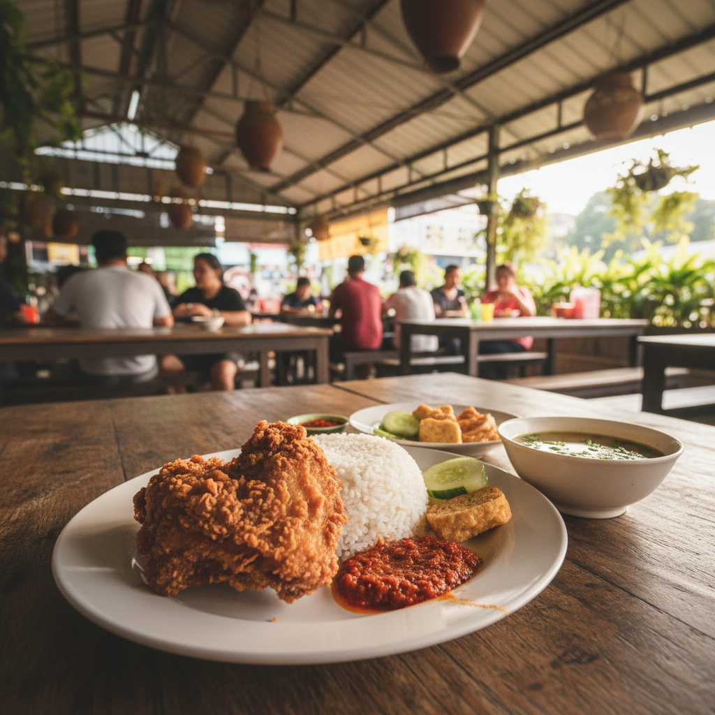 Rahsia Nasi Ayam Penyet Kluang