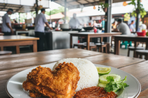 Nasi Ayam Penyet di Sibu, Malaysia: Rahsia Masakan Sedap yang Wajib Dicuba