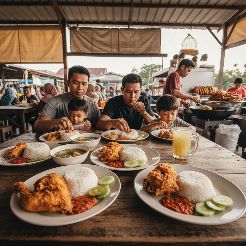 Nasi Ayam Penyet di Raub, Malaysia: Resepi Asli dan Pengalaman Makan yang Tidak Terlupakan 1 Resepi Asli Nasi Ayam Penyet Raub