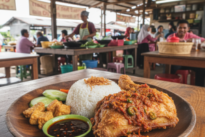 Nasi Ayam Penyet di Beaufort, Malaysia: Resepi Sedap dan Pengalaman Makan yang Tidak Terlupakan