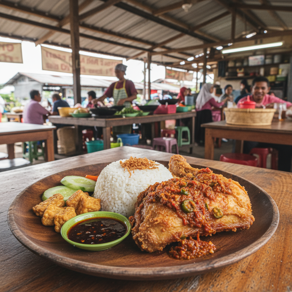 Resepi Nasi Ayam Penyet Beaufort Sedap