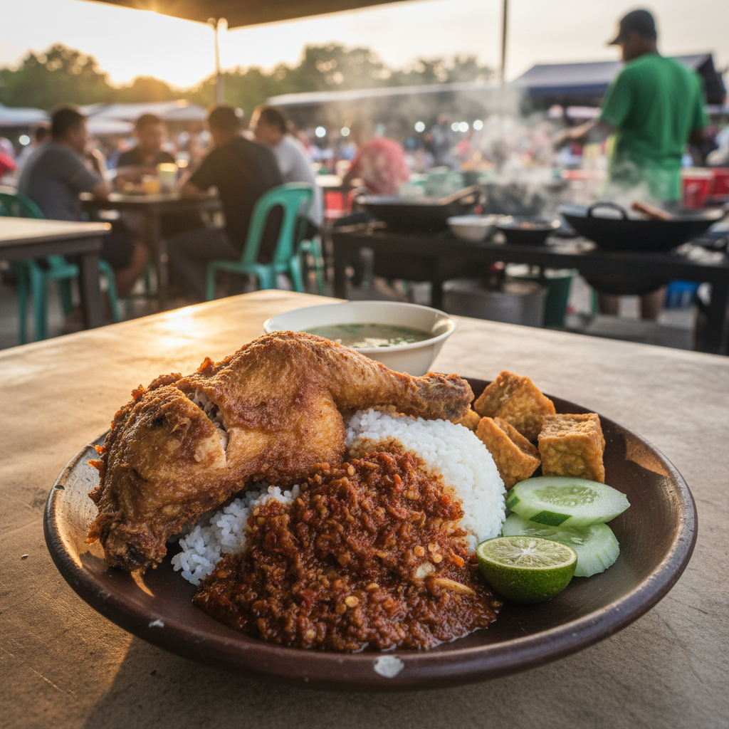 Nasi Ayam Penyet di Johor Bahru, Malaysia: Resepi Sedap yang Wajib Dicuba 1 Resepi Nasi Ayam Penyet Johor Bahru