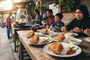 Nasi Ayam Penyet di Temerloh, Malaysia: Resepi Sedap dan Pengalaman Makan yang Tidak Terlupakan
