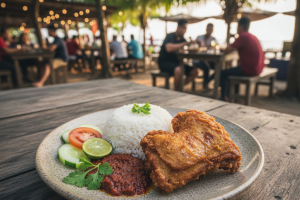 Nasi Ayam Penyet di Langkawi, Malaysia: Rasa Autentik di Pulau Langkawi