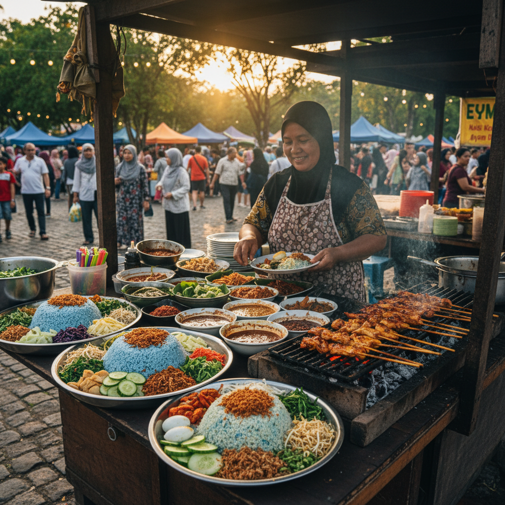 EYMA Nasi Kerabu Ayam Bakar 1 Resepi Nasi Kerabu Ayam Bakar Sedap