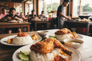 Nasi Ayam Penyet di Kampar, Malaysia: Rahsia Resipi Asal dan Lokasi Terbaik