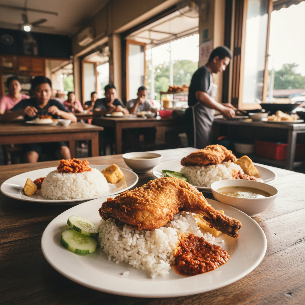 Nasi Ayam Penyet di Kampar, Malaysia: Rahsia Resipi Asal dan Lokasi Terbaik 1 Resipi Asal Nasi Ayam Penyet Kampar