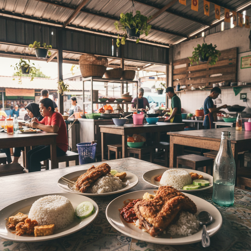 Tempat Makan Nasi Ayam Penyet di Kuala Perlis, Malaysia yang Sedap dan Autentik 1 Tempat Makan Nasi Ayam Penyet Kuala Perlis