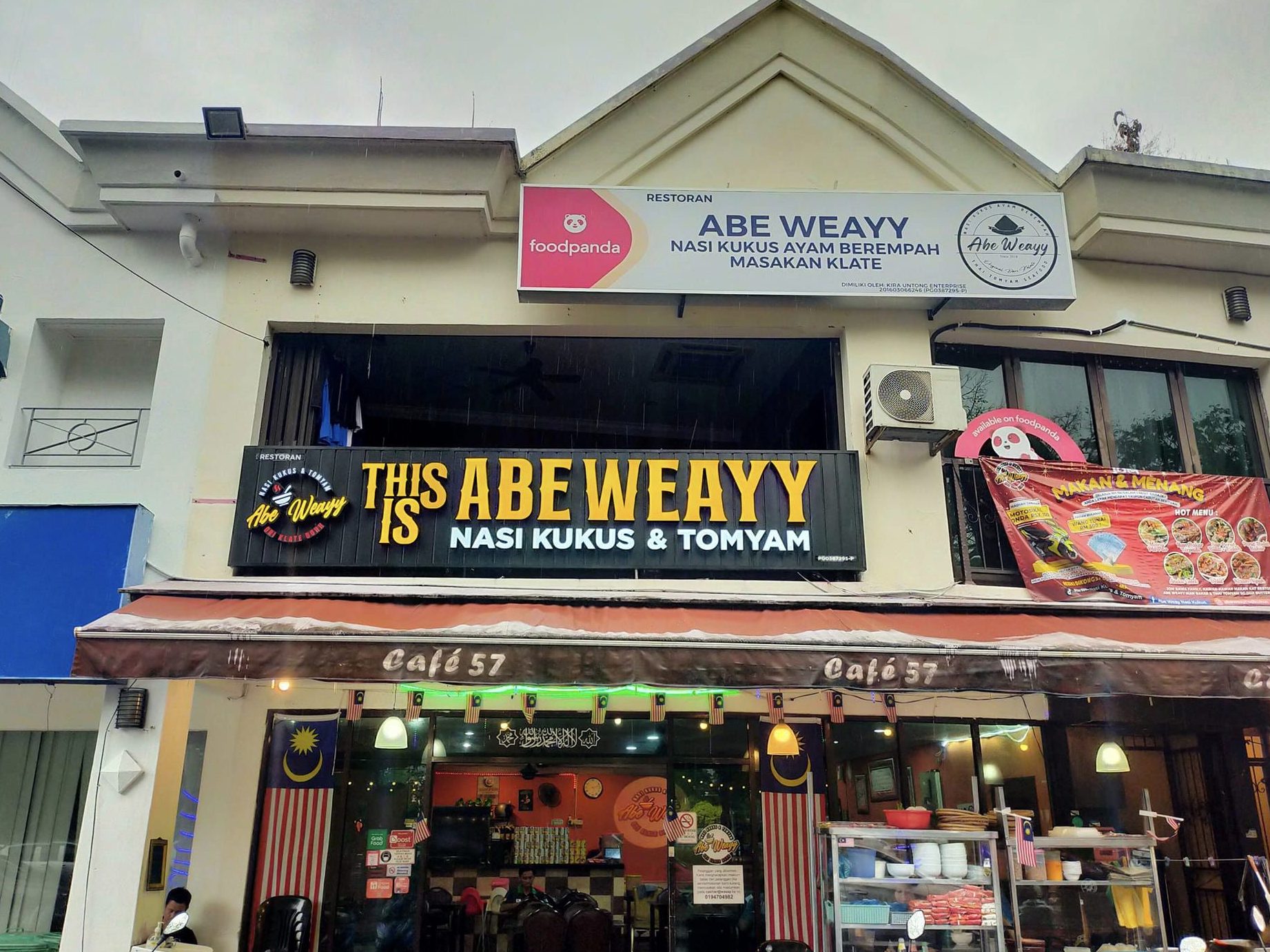 abe weayy nasi kukus tomyam