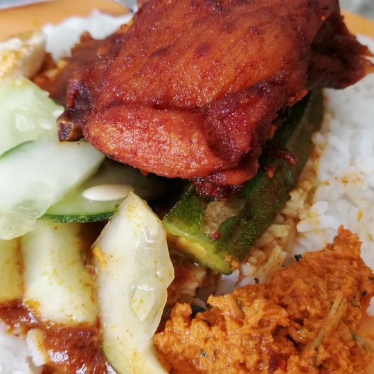 anaqies kitchen nasi ganja ayam merah