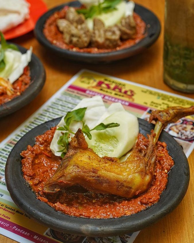 ayam penyet ayam suku warung makan malam