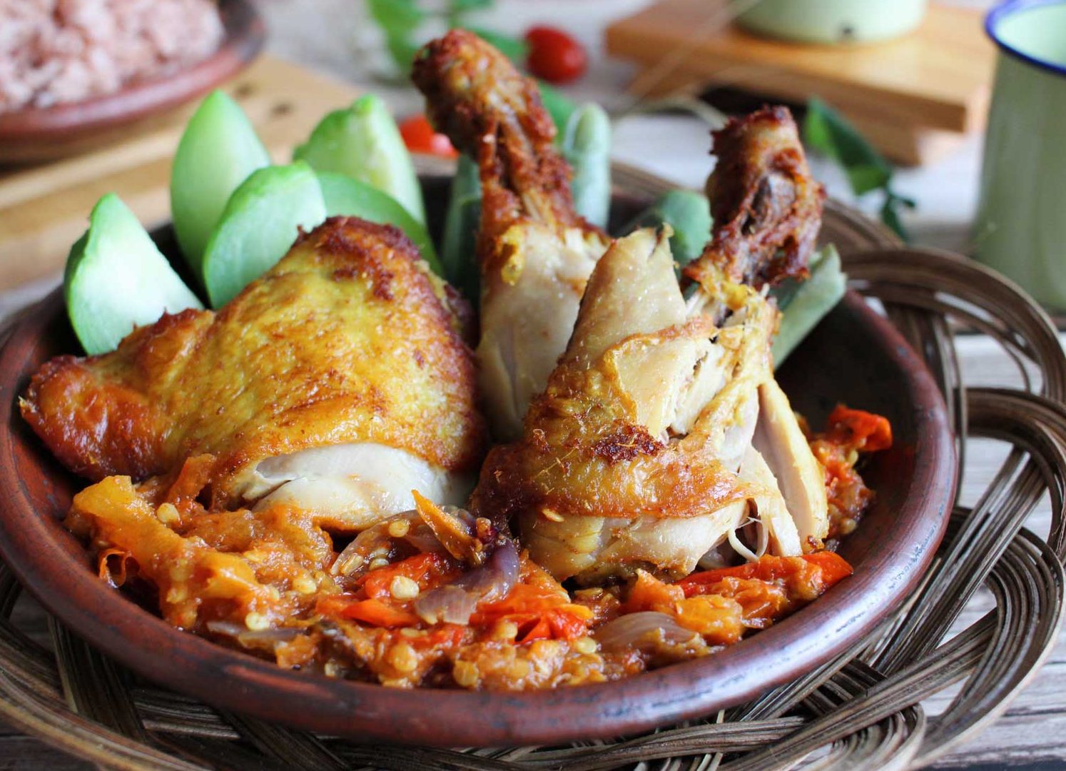 AYAM PENYET JEMAH 1 ayam penyet jemah 1